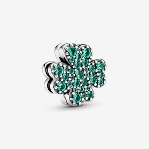 💉Pandora Pavé Four-Leaf Clover Clip Charm